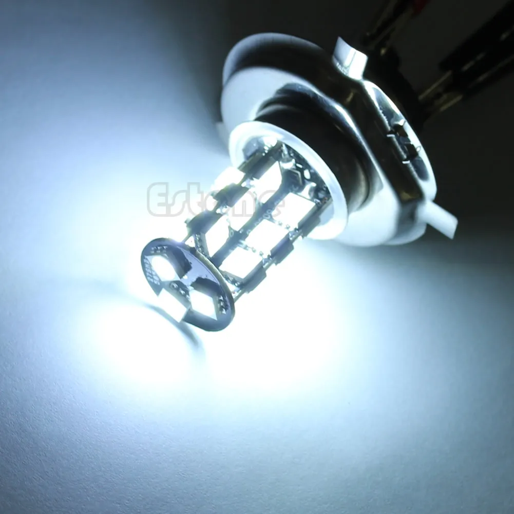 hot B39 2018 Newest H4 5050 27-LED Free LED Fog Signal Light Bulb Lamp White 12V
