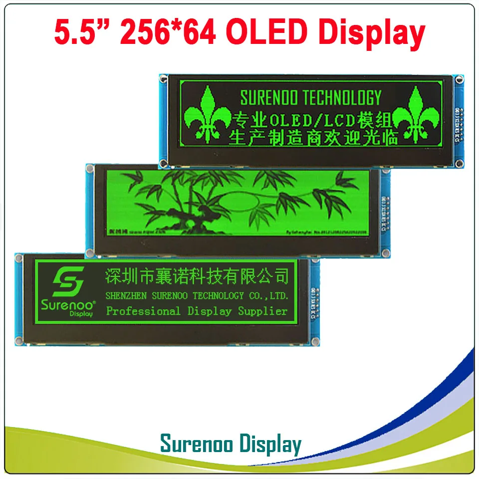 Настоящий oled-дисплей, 5," 256*64 25664 точек Графический серийный SPI ЖК-модуль экран LCM экран SSD1322 контроллер в 3,3 В