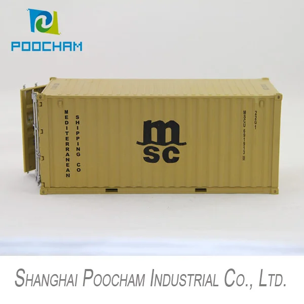 MSC DIE CAST metal scale container model shipping container model toys