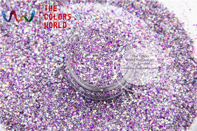 Forma de Hexágono Lantejoulas para Unha Mesmo e Decoração do Feriado Glitter Faça Você Hac2042-304 Mix Cor Art 3 HAC2042-304 Mix Cor Forma de Hexágono Glitter