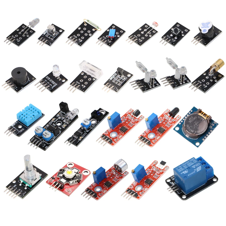 WeiKedz24 in 1 Sensors Modules Starter Kit-in Home Automation Modules ...