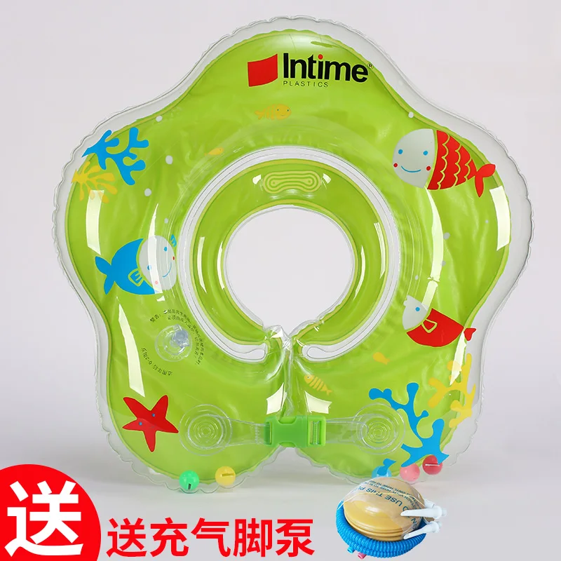 

High Quality 1pc Tube Ring Safety Baby Aids Infant Doughnut Swimming Neck Float Inflatable Baby Neck Swim Ring Pool AccessoriesX