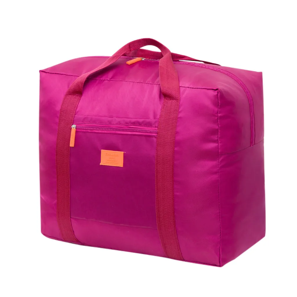 Складная складная дорожная сумка, большая сумка для хранения, водонепроницаемая нейлоновая переносная посылка, универсальный органайзер, сумка для хранения через плечо