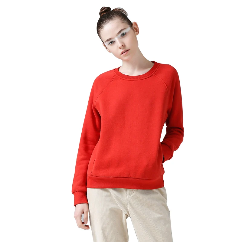  Toyouth Casual Sweatshirt Women 2019 Autumn Long Sleeve Solid Color Basic Pullovers Tops Female All