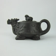 Китайский Исин Чайник античная скульптура кунг-фу традиционный ручной работы китайский Искусство интересный подарок фиолетовые глиняные поделки
