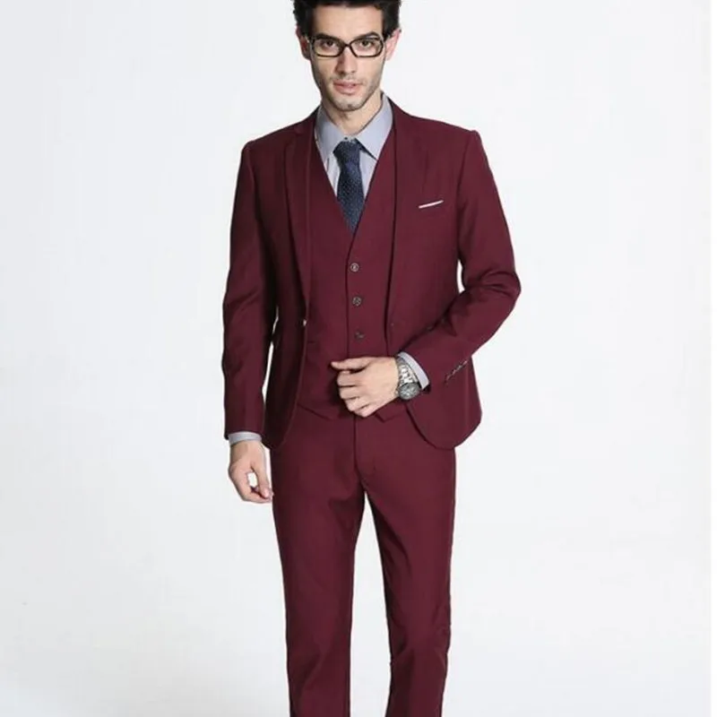 Индивидуальный заказ жениха костюмы платье Модные мужские свадебные костюмы Королевский синий лацкан друг жениха костюмы официальный мужской костюм(куртка+ жилет+ брюки