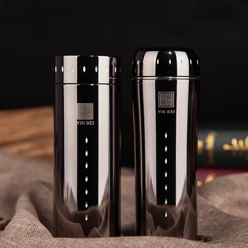 

2019 hot sale gift cup s999 sterling silver liner silver plated health business silver cup mug men's boutique cup Water cup