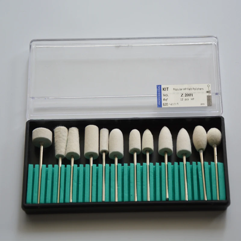 Buy 2 Boxes Popular Felt Polishing bur Kit 14PCS of