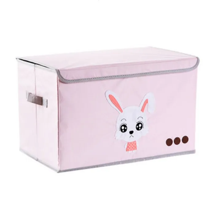 NOOLIM мультяшный Лев коробка для хранения тканевая складная коробка для хранения шкаф Органайзер Большая одежда коробка для хранения игрушек с крышкой - Цвет: A