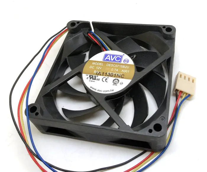 New Cooler Fan for EVERCOOL EC5015L12E-B 50x50x15mm DC12V 0.10A 2Wire 50x50x15mm Cooling Fan