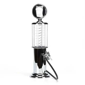 

900ML Double Guns Beer Beverage Machine ilver Liquor Pump Beer Alcohol Liquid Water Juice Wine Soda Drink Beverage Dispenser SET