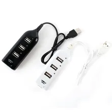1PCS High Speed Mini Slim 4 Port hub usb hub 4 port Expander multiple Converter Adapter for Laptop PC Tabs USB HUB