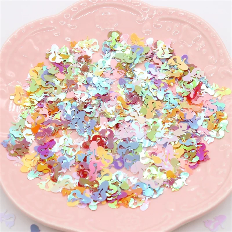 

KSCRAFT 10mm*12mm Mermaid Shape Sequins PVC Flat for DIY Card Making Craft Color Collection