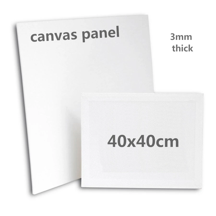 Buy 40x40cm 3mm Thickness 280g Canvas Board for Art