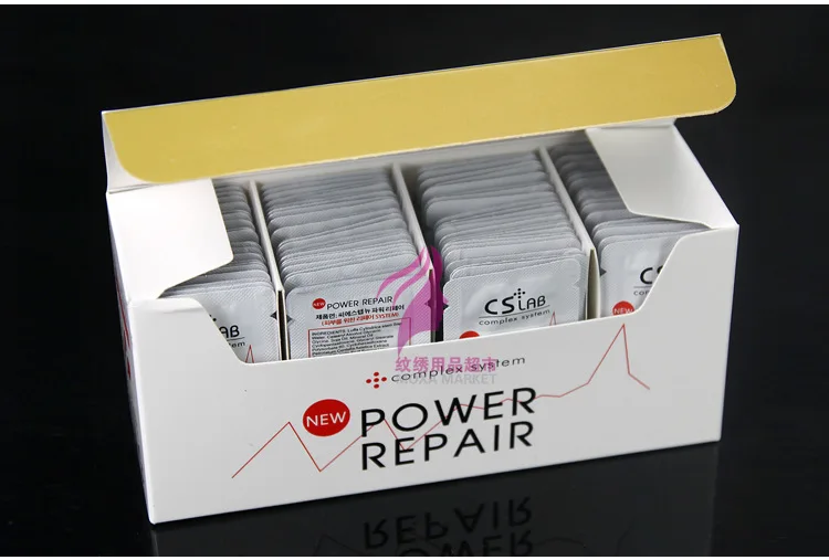 

100Pcs/Box Renewable Cream Repair Cream Permanent Material CS LAB NEW POWER REPAIR Make Up Tattoo Eyebrows