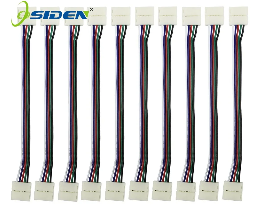 Светодиодная лента OSIDEN 5 шт./лот 10 мм контактов RGBW|rgbw led strip connector|led connector5pin rgbw |