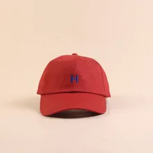 Письмо H вышивка хлопок Бейсболка Регулируемый бейсболка кепка для мужчин и женщин 79