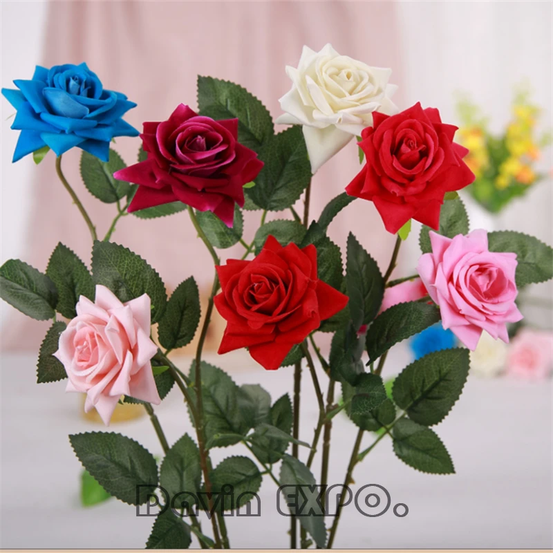 New 10pcs Big Artificial Rose Flannelette Korean Flower Bouquet Decorative Flowers Wedding Home Diy Decoration Flowers Bouquet Flower Bouquet Supplies Bouquet Pinkflower Bouquet Pics Aliexpress