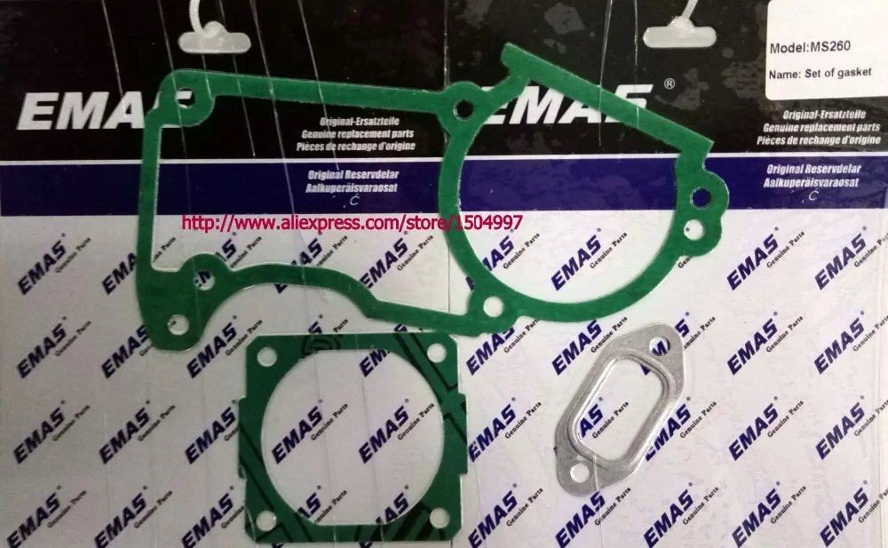 

2016 NEW CYLINDER HEAD CRANKCASE GASKET KIT OIL SEALS SET FITS STIHL MS240 MS260 024 026 Chainsaw Chainsaw part parts kit fits