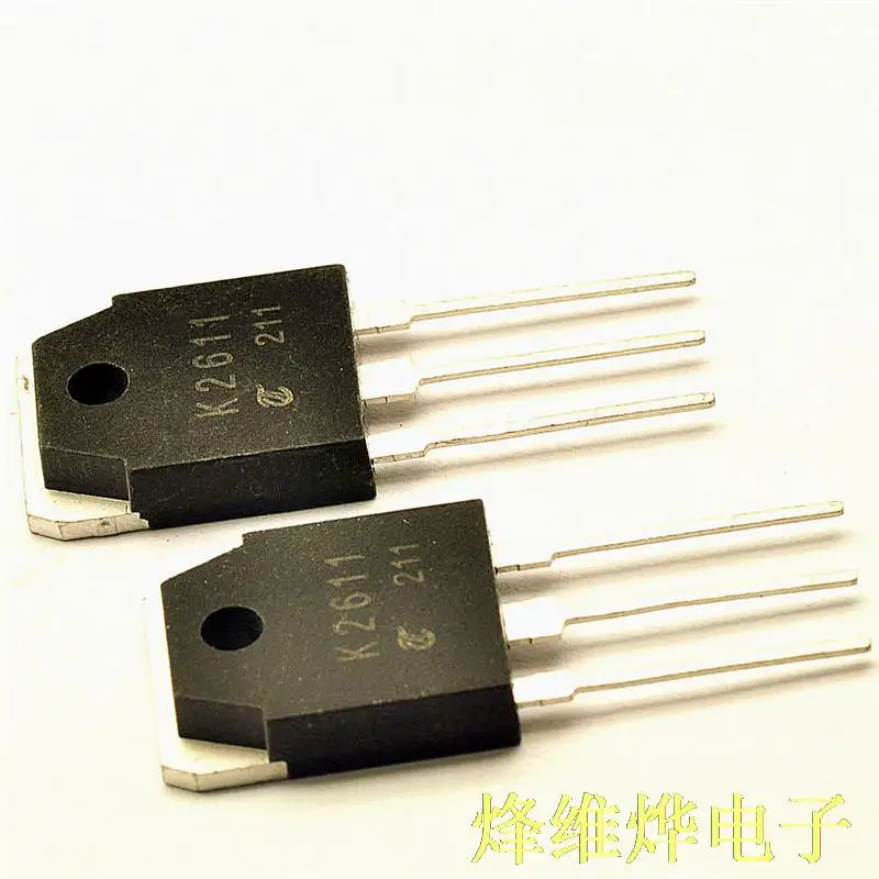 

Free shipping N p-channel MOSFETs K2611 9A/900V/1.1 European /150W TO-3P (5)