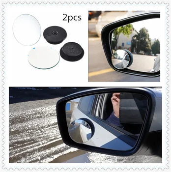 

2pcs car motorcycle small round glass blind spot mirror parking assist for Fiat Freemont Doblo 695 FCC4 500e Viaggio Strada