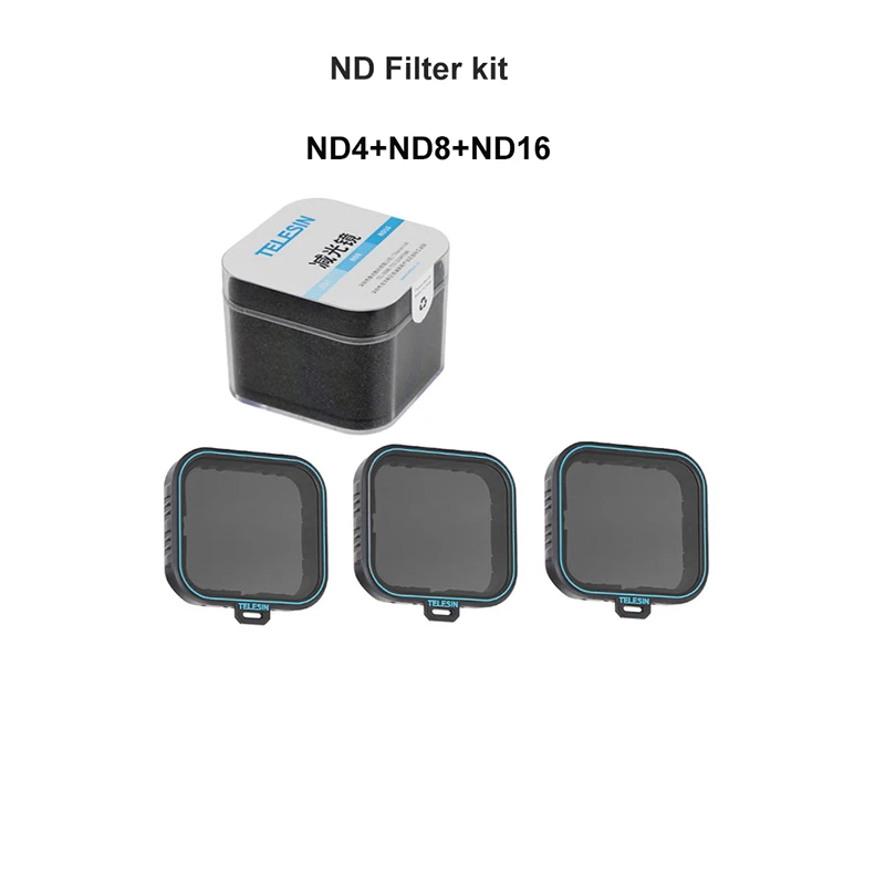 TELESIN поляризационный фильтр CPL фильтр для объектива+ крышка для объектива для GoPro Hero 5 Hero 6 7 аксессуары для фотосъемки - Цвет: ND Filter