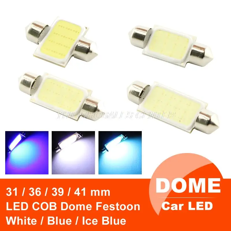 31 мм 36 39 41 купола фестона COB из светодиодов 12smd ик-светодиодов автомобилей чтение