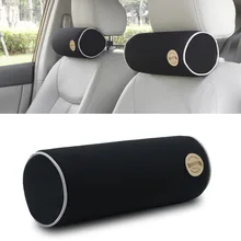 Автокресло подголовник подушки авто Безопасность цилиндрические шеи Отдых Поддержка Обложка Подушка памяти 3d Bone защиты головы