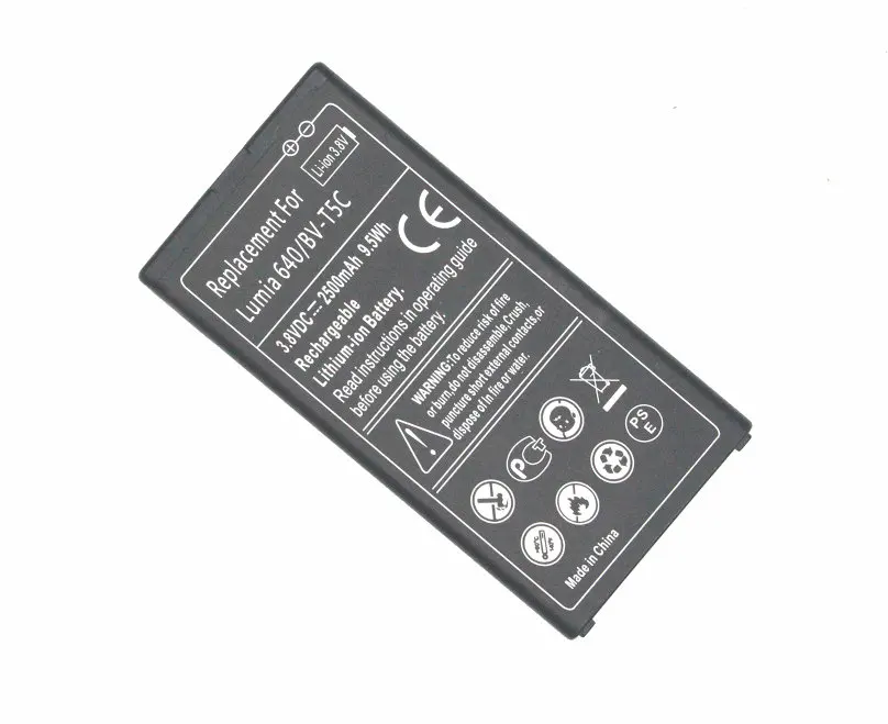 ITopZea 1x2500 mAh/9.5Wh BV-T5C/BVT5C/BV T5C Сменный аккумулятор для Nokia microsoft Lumia 640 RM-1073