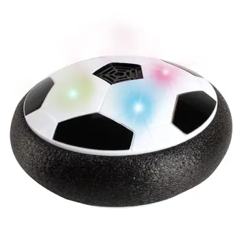 

2018 New Football LED Ball Disc 18cm Funny Light Flashing Soccer Toy Classic Children Toys Electric Air Cushion Pneumatic Disk