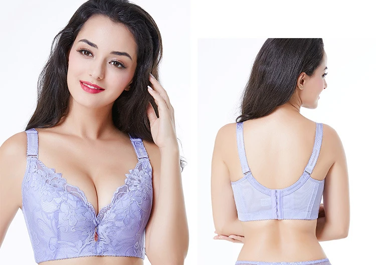 Jerrinut Sexy Push Up Plus Size Bras For Women Underwear Lingeries Women Lace Bra Plus Size Bralette Bra Large Size Women10