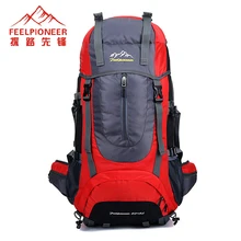 FEEL PIONEER Waterproof Fishing Tactical Hiking Camping Backpack 65L Men Women Nylon School Sports Bag Rucksacks Equipment