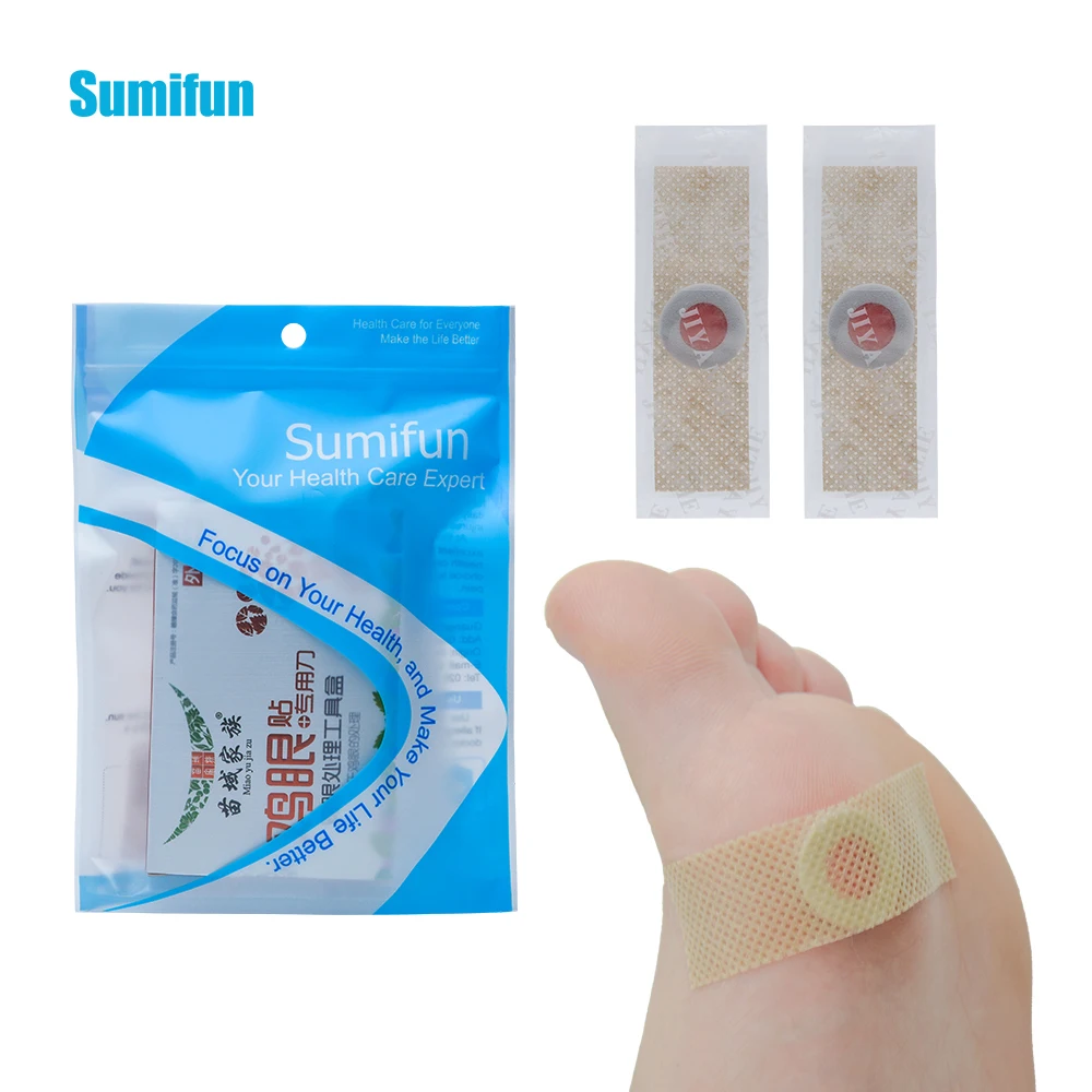 40Pcs/Box Painless Feet Care Foot Medical Corn Remover Warts Thorn