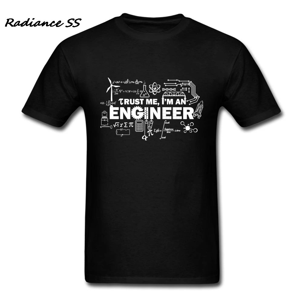 

Trust Me I'm An Engineer T Shirt Men Short Sleeve Design Hipster Tops Luxury Brand Mens T-Shirt Plus Size