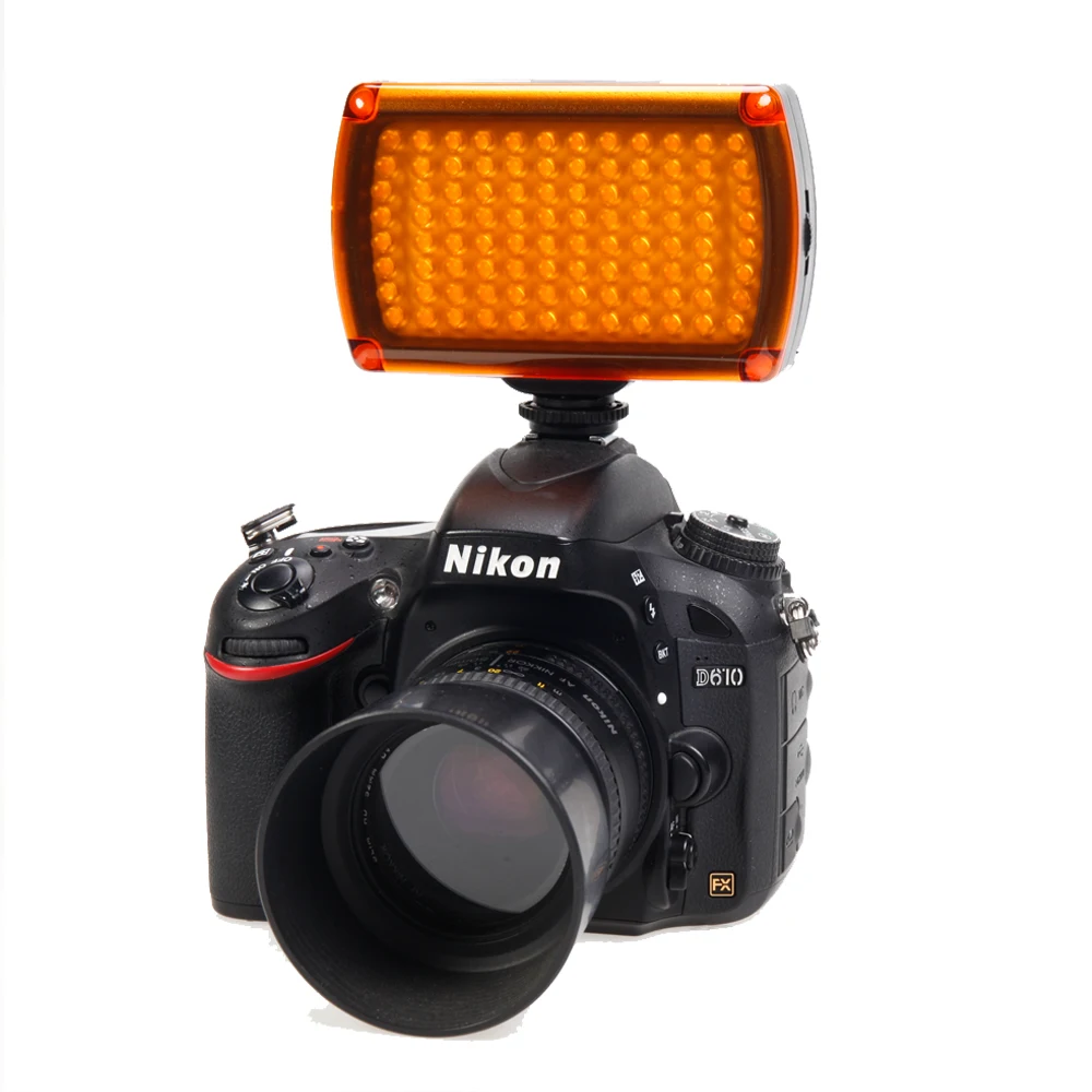 Новые фотосъемки 96 светодиодных ламп на видеокамере Light Light Hotshoe LED Lamp Lighting для видеокамеры DSLR для свадебной фотографии