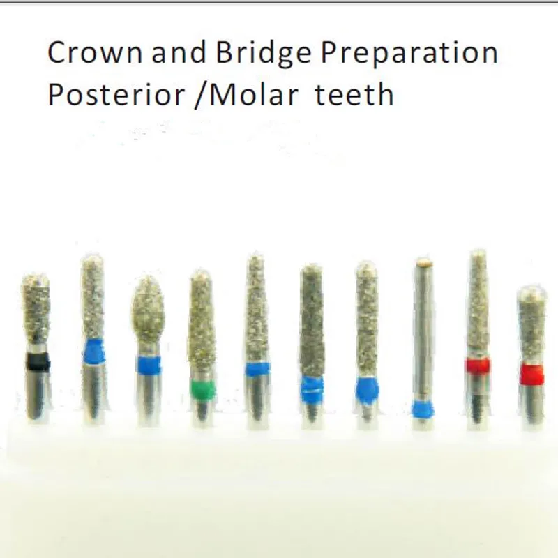 50 Pieces /Lot (5 Boxes ) Dental Instrument Professional Kit Diamond