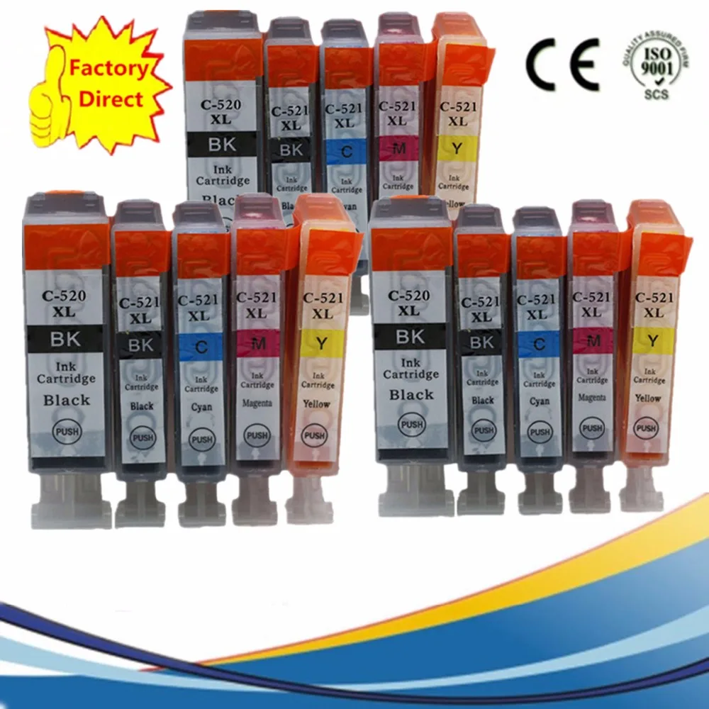 PGI 520 PGI520 520XL CLI521 XL струйные картриджи Замена для Canon Pixma MX 860 870 MP 540 550 560|inkjet