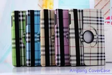 Scottish tartan Cover for iPad 5 Case Slim Smart Flip Cover for iPad Air Case Rotating Protector with Holder for iPad Case 9.7”