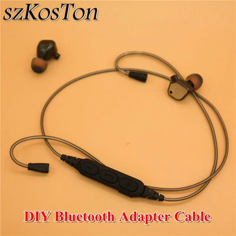 DIY Earphone Replacement Cable Bluetooth Adapter Cable for ie80 ie8i