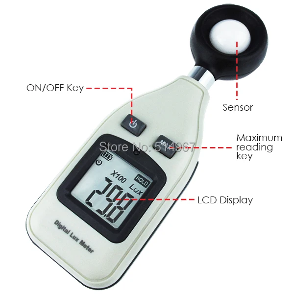 4-gain-express-gainexpress-Lux-meter-LUX-31-parts