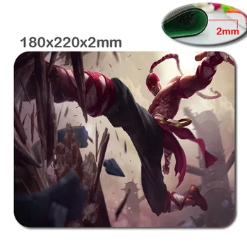 

DIY League of legends HD 3D Fast Frint 220mm*180mm*2mm PC mputer Gaming Mousepad Fabric + Rubber Material - accessory and