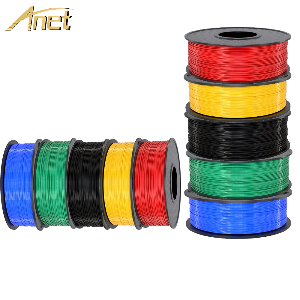 Anet 3D принтеры нити 1 75 мм 0 5 кг/1 кг ABS печатные материалы для поставки Экструдер 3d