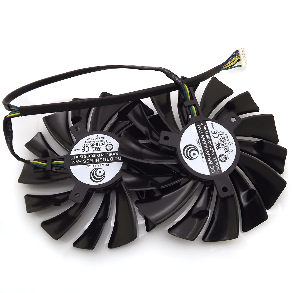 2 шт./лот PLD10010S12HH 95 мм 12 В 0 40a 6Pin VGA вентилятор для MSI GTX980Ti GTX970 GTX980 кулер видеокарт|vga