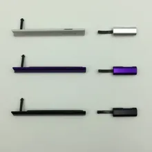 10 Sets /20PCS Original SIM SD Card Slot Cover + USB Dust Plug Charging Port for Sony Xperia Z Ultra XL39h C6802 DHL Shipping
