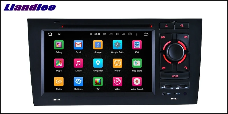 Discount Liandlee Car Multimedia Player NAVI For Audi A6 C5 4B 1997~2004 Car Touch Screen System Radio TV DVD Stereo GPS Navigation 1