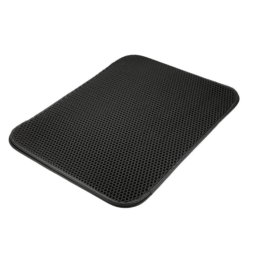 75*60CM Foldable Waterproof Cat Litter Trapper Sifting Pad Cat Litter Mat Floor