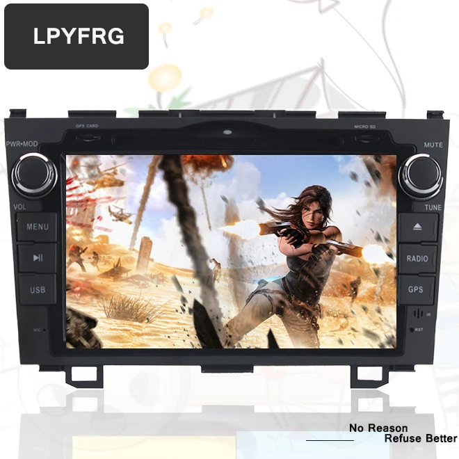 Clearance HD Octa Core A9 1.6GHz 1024X600 Android 9.0 Car DVD Player For Honda CRV CR-V 2006-11 4G WiFi GPS Navigation Stereo Video SD dvd 5