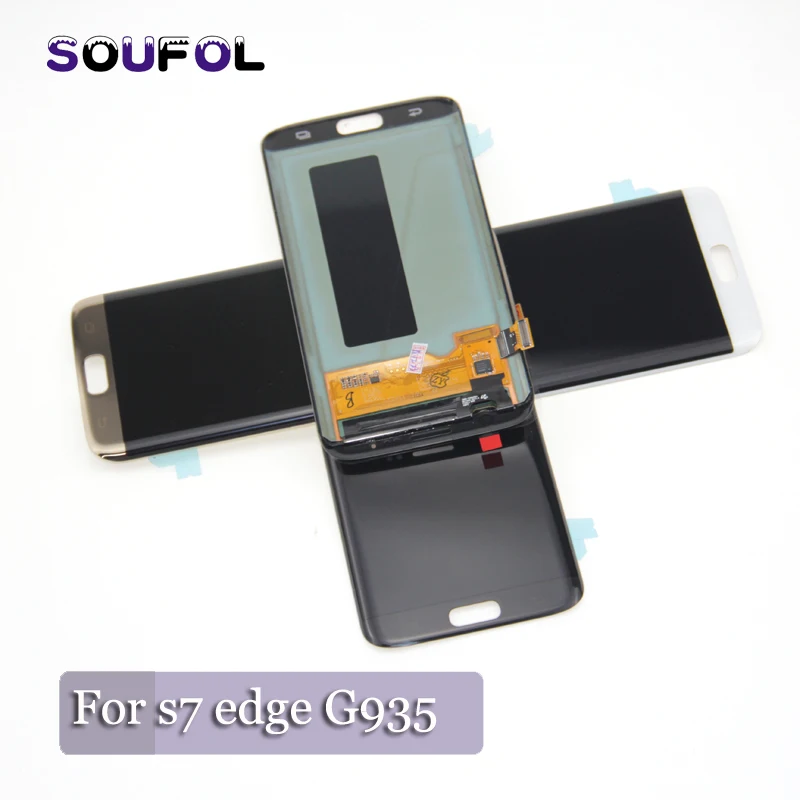 Супер AMOLED Замена для SAMSUNG Galaxy s7 edge G935 G935F ЖК-дисплей дигитайзер сенсорный экран |
