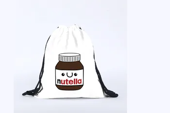 

Fashion Drawstring Bag 3d Printing Hand Painted Drawstring Backpack Women Daily Casual Girl's Knapsack Mochila Feminina #BL1