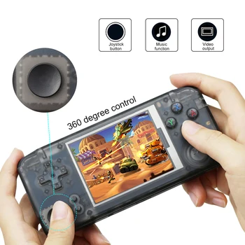 

Retro Kids Handheld Game Console 3.0Inch Classic Childhood 16GB Protable Game Player Built-in 3000 Games Support For AV Output